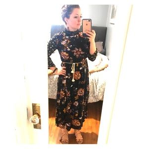 Floral hippie festival dress